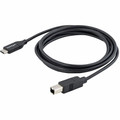 StarTech.com USB-C to USB-B Cable - M/M - 2 m (6 ft.) - USB 2.0 - 6.56 ft USB-C/USB-B Data Transfer Cable for Printer, Tablet, Scanner, Notebook, Computer, External Hard Drive - First End: 1 x 4-pin USB 2.0 Type B - Male - Second End: 1 x 24-pin U...