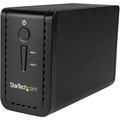 StarTech.com USB 3.1 Dual 3.5" SATA (6Gbps) HDD Enclosure with RAID - USB-C and USB-A - 2 x HDD Supported - 2 x SSD Supported - Serial ATA/600 Controller - 0, 1, Concatenation, JBOD RAID Levels - 2 x Total Bays - 2 x 3.5" Bay - 1 USB Port(s) - Des...