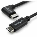 StarTech.com Right-Angle USB-C Cable - M/M - 1 m (3 ft.) - USB 2.0 - 3.28 ft USB-C Data Transfer Cable for Tablet, Notebook, MacBook, Chromebook, Wall Charger, Smartphone, Power Bank, Car Charger - First End: 1 x 24-pin USB 2.0 Type C - Male - Sec...
