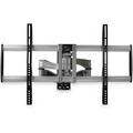 StarTech.com Wall Mount for Flat Panel Display, TV, LCD Display, LED Display, Curved Screen Display - Black, Silver - 1 Display(s) Supported - 32" to 75" Screen Support - 187.39 lb Load Capacity - 200 x 200, 300 x 300, 400 x 200, 400 x 400, 600 x ...