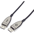 Black Box DisplayPort 1.4 Active Optical Cable - 164.04 ft Fiber Optic A/V Cable for Audio/Video Device, Transmitter, Receiver, Video Extender - First End: 1 x DisplayPort 1.4 Digital Audio/Video - Male - Second End: 1 x DisplayPort 1.4 Digital Au...
