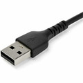 StarTech.com 2 m (6.6 ft.) USB 2.0 to USB C Cable - Black - 6.56 ft USB/USB-C Data Transfer Cable for Mobile Device, Smartphone - First End: 1 x 4-pin USB 2.0 Type A - Male - Second End: 1 x 24-pin USB 2.0 Type C - Male - 480 Mbit/s - Shielding - ...