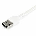 StarTech.com 2 m (6.6 ft.) USB 2.0 to USB C Cable - White - 6.56 ft USB/USB-C Data Transfer Cable for Mobile Device, Smartphone - First End: 1 x 4-pin USB 2.0 Type A - Male - Second End: 1 x 24-pin USB 2.0 Type C - Male - 480 Mbit/s - Shielding - ...