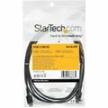StarTech.com 2 m (6.6 ft) USB C Cable - Black - 6.56 ft USB-C Data Transfer Cable for Mobile Device, MacBook, Smartphone, iPad Pro - First End: 1 x 24-pin USB 2.0 Type C - Male - Second End: 1 x 24-pin USB 2.0 Type C - Male - 480 Mbit/s - Shieldin...