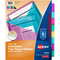 Avery&reg; Big Tab Tab Divider - 8 x Divider(s) - 8 Tab(s) - 8 - 8 Tab(s)/Set - 9.3" Divider Width x 11.25" Divider Length - Letter - 8.50" Width x 11" Length - 3 Hole Punched - Multicolor Plastic Divider - Multicolor Plastic Tab(s) - PVC-free, Ho...