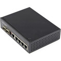 StarTech.com Ethernet Switch - 5 Ports - Gigabit Ethernet - 1000Base-T, 1000Base-X - 2 Layer Supported - Modular - 2 SFP Slots - 126 W Power Consumption - 120 W PoE Budget - Optical Fiber, Twisted Pair - PoE Ports - Wall Mountable, DIN Rail Mounta...