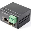 StarTech.com Transceiver/Media Converter - Network (RJ-45) - 1x PoE (RJ-45) Ports - Multi-mode, Single-mode - Gigabit Ethernet - 1000Base-T, 1000Base-TX - 1 x Expansion Slots - SFP (mini-GBIC) - 1 x SFP Slots - PoE+ - DIN Rail Mountable, Wall Moun...