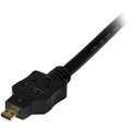 StarTech.com 1m Micro HDMI to DVI-D Cable - M/M - 3.28 ft DVI-D/Micro HDMI Video Cable Adapter for Audio/Video Device, Projector, Notebook, Tablet PC, Camera, Tablet, Smartphone, Monitor, Display, Mobile Device - First End: 1 x 19-pin Micro HDMI T...