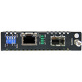 StarTech.com Gigabit Ethernet Fiber Media Converter Card Module with Open SFP Slot - 1 x Network (RJ-45) - Gigabit Ethernet - 10/100/1000Base-T, 1000Base-SX, 1000Base-LX - 1 x Expansion Slots - SFP (mini-GBIC) - 1 x SFP Slots - Internal - TAA Comp...