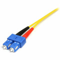 StarTech.com 7m Single Mode Duplex Fiber Patch Cable LC-SC - 22.97 ft Fiber Optic Network Cable for Network Device - First End: 2 x LC Network - Male - Second End: 2 x SC Network - Male - Patch Cable - LSZH - Single-mode - 9/125 &micro;m - Yellow ...