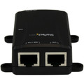 StarTech.com 1-Port Gigabit Midspan - PoE+ Injector - 802.3at and 802.3af - Wall-Mountable - 120 V AC, 230 V AC Input - 48 V DC, 750 mA Output - 1 x 10/100/1000Base-T Input Port(s) - 1 x 10/100/1000Base-T Output Port(s) - 30 W - Wall Mountable - B...