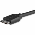 StarTech.com 15cm (6in) Short Slim SuperSpeed USB 3.0 A to Micro B Cable - M/M - 6" USB Data Transfer Cable for Hard Drive, Card Reader, Portable Hard Drive, Smartphone, Tablet, Notebook - First End: 1 x 9-pin USB 3.0 Type A - Male - Second End: 1...