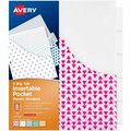 Avery&reg; Big Tab Insertable Plastic Pocket Dividers - 1 x Divider(s) - 5 Tab(s) - 5 Tab(s)/Set - 9.3" Divider Width x 11.25" Divider Length - 3 Hole Punched - Multicolor Plastic Divider - Clear Plastic Tab(s) - Hole-punched, Customizable, Sturdy...