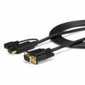 StarTech.com HDMI/VGA Video Cable - 6 ft HDMI/VGA Video Cable Adapter for Video Device, Monitor, Projector, Computer, Chromebook, Notebook, Desktop PC, Workstation, MAC, TV - First End: 1 x 19-pin HDMI Digital Audio/Video - Male, 1 x 5-pin Micro U...