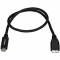 StarTech.com USB-C to Micro-B Cable - M/M - 1m (3ft) - USB 3.1 (10Gbps) - 3.28 ft USB Data Transfer Cable for Tablet, Portable Hard Drive, Storage Device, Dock, Notebook, Peripheral Device, Desktop Computer - First End: 1 x 24-pin USB 3.1 Type C -...