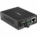 StarTech.com Gigabit Ethernet Fiber Media Converter - Compact - 850nm MM LC - 550m - 1 x Network (RJ-45) - 1 x LC Ports - DuplexLC Port - Multi-mode - 850 nm Fiber - Gigabit Ethernet - 10/100/1000Base-TX, 1000Base-LX, 1000Base-SX, 1000Base-T - 0.5...