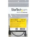 StarTech.com Slim Micro USB 3.0 Cable - M/M - Left-Angle Micro-USB - 0.5m (20in) - 1.64 ft USB/USB Micro-B Data Transfer Cable for Portable Hard Drive, Tablet, Notebook, Card Reader, PC - First End: 1 x 9-pin USB 3.0 Type A - Male - Second End: 1 ...