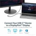 StarTech.com 3.3 ft. (1 m) USB-C to DisplayPort Cable - 4K 60Hz - Black - 3.28 ft DisplayPort/Thunderbolt 3 Video Cable Adapter for Audio/Video Device, Monitor, Projector, MacBook, Chromebook, HDTV, Notebook, MacBook Air, MacBook Pro, iPad Pro - F...