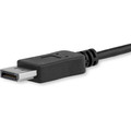 StarTech.com 6 ft. (1.8 m) USB-C To DisplayPort Cable - 4K 60Hz - Black - 6 ft DisplayPort/Thunderbolt 3 A/V Cable for Audio/Video Device, Monitor, Notebook, MAC, Computer, Workstation, Projector, Chromebook, TV, MacBook Pro, iPad Pro, ... - First...