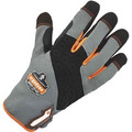 Ergodyne ProFlex 820 High-abrasion Handling Gloves - 10" Glove Length - 9 Size Number - Large Size - Gray - Pull-on Tab, Abrasion Resistant, Reinforced Thumb, Knitted, Comfortable, Rugged, Reinforced Saddle, Reinforced Palm Pad - For Construction,...