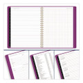 Contemporary Academic Weekly/Monthly Planner, 11 x 8.25, Purple Cover, 12-Month: July 2025 to June 2026