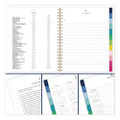 Simplified Planner by Emily Ley: Academic Weekly/Monthly, 11 x 8.5, Happy Stripe Cover, 12-Month (July to June): 2025 to 2026