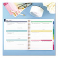 Simplified Planner by Emily Ley: Academic Weekly/Monthly, 11 x 8.5, Happy Stripe Cover, 12-Month (July to June): 2025 to 2026