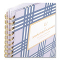 Simplified Planner by Emily Ley: Academic Weekly/Monthly Book, 11 x 8.5, Lilac Plaid Cover, 12-Month: July 2025 to June 2026