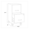 Two-Drawer Mobile Vertical File, 2 Letter-Size File Drawers, 14.25 x 18 x 26.7, Navy
