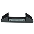 Interfold Table Top Dispenser Napkin Holder with Caddy, 6 x 14.17 x 6.5, Black