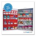 200 Series Class B 5-Shelf First Aid Cabinet - Meds, 200 Person, 1,183 Pieces, Metal Case