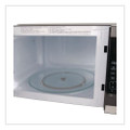 1.5 Cu Ft Countertop Microwave, Stainless Steel/Black
