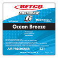 BestScent Ocean Breeze FastDraw Deodorizer, Ocean Breeze Scent, 67.6 oz FastDraw Bottle, 4/Carton