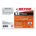 Triforce FastDraw Disinfectant, Fresh Scent, 2 L Bottle, 4/Carton