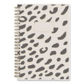 Ashley G Leopard Print Academic Year Weekly/Monthly Planner, 8 x 5, Tan/Black Cover, 12-Month: July 2025 to June 2026