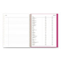 Sincerely Jules Helenora Academic Year Weekly/Monthly Planner, 11 x 8.5, Pink Floral Cover, 12-Month: July 2025 to June 2026