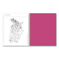 Sincerely Jules Helenora Academic Year Weekly/Monthly Planner, 11 x 8.5, Pink Floral Cover, 12-Month: July 2025 to June 2026