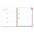 Sincerely Jules Helenora Academic Year Weekly/Monthly Planner, 11 x 8.5, Pink Floral Cover, 12-Month: July 2025 to June 2026