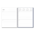 Tanya Blue Academic Year Daily Planner, Abstract Artwork, 11 x 8.5, Multicolor Cover, Supports Four Academic Years: 2025-2028