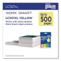 LC501XLYS High-Yield Ink, 500 Page-Yield, Yellow