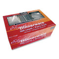 Heavyweight Party Pack, Heavyweight, Fork/Knife/Spoon, Plastic, Clear, 360/Pack