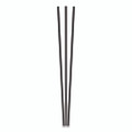 Unwrapped Round Stirrers, 7.75", Polypropylene, Black, 500/Pack