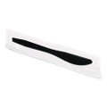 Dispens-a-Knife, Individually Wrapped, Mediumweight Knife, Plastic, Black, 100/Box