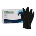 396 Series Disposable General-Purpose Nitrile Gloves, Powder-Free, X-Small, 4.4 mil Thick, 9.5" Long, Black, 100/Box