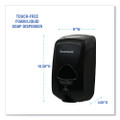 Touch-Free Foam Soap Dispenser, 1,200 mL, 6 x 4.05 x 10.58, Black