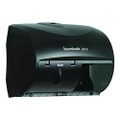 Xtra Twin-Roll Controlled Bath Tissue Dispenser, 11.13 x 7.38 x 8.88, Translucent Black