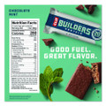 Builders Protein Bar, Chocolate Mint, 2.4 oz Bar, 12 Bars/Box