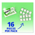 Sugar-Free Gum, White Spearmint, 16 Sticks/Pack, 9 Packs/Box