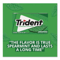 Sugar-Free Gum, Spearmint, 14 Sticks/Pack, 12 Packs/Box