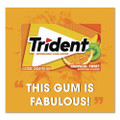 Sugar-Free Gum, Tropical Twist, 14 Sticks/Pack, 12 Packs/Box